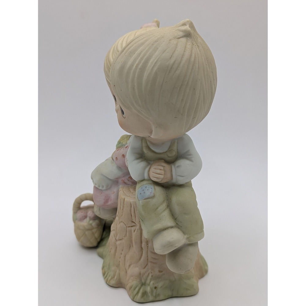 Prescious Moments Figurines Lot Of 3 He Watches -Love One Another-Love Lifted Me - Picture 8 of 16
